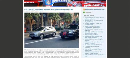 Försmak av Hyundai ix35 - och mer