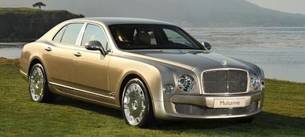 Bentley Mulsanne - ritad på ett vitt papper!