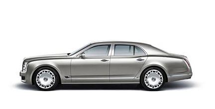 Bentley Mulsanne - ritad på ett vitt papper!