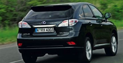 Lexus RX 450h: Rekordlågt CO2-utsläpp