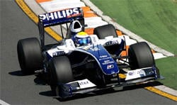 Rosberg testsnabbast i Melbourne i sin Williams