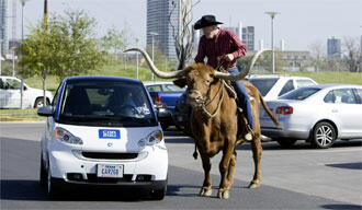 Smart blir lånebil i Texasmetropol