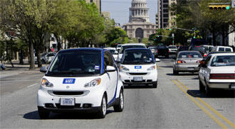 Smart blir lånebil i Texasmetropol