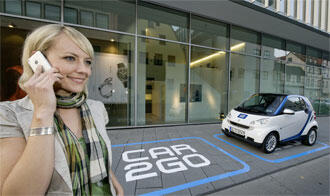 Smart blir lånebil i Texasmetropol