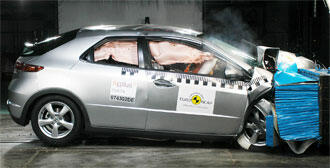 Honda Civic lyfter krockbetyget