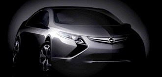 Opel Ampera - plugin-hybriden för Europa