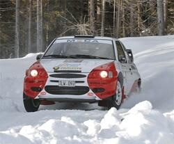 SM-premiär i rally med 60 startande