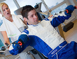 Jocke Nyman kör SM i en Mitsubishi Lancer