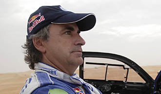 Carlos Sainz tar över i Dakarrallyt