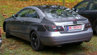 SPION: Mercedes E-klass som cab