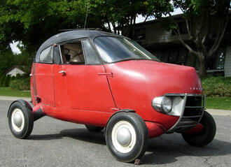 Historisk "flyg-bil" till salu