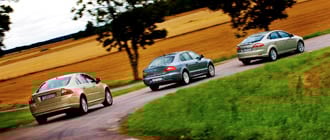 TEST: Skoda Superb möter Volvo S80 och Ford Mondeo!