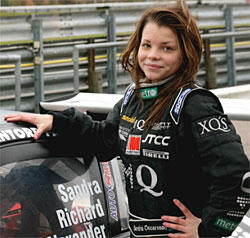 JTCC-förarna Marcus Fluch och Sandra Oscarsson kör VW Polo Cup