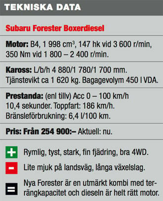 PROVKÖRD: Subarus terrängdiesel