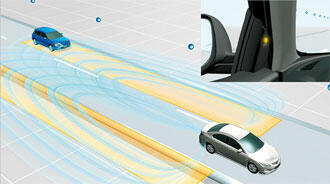 Ryggen fri med radar i Mazda 6