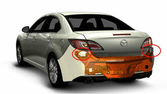 Ryggen fri med radar i Mazda 6