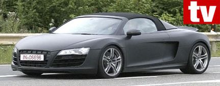 SPION: Omaskerad Audi R8 Spider hårdtestas