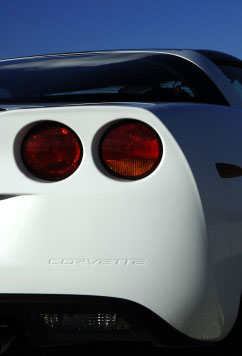 Strippad sportmodell av Corvette C6 2008