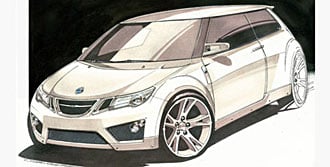 Första smakprovet på Saab 9-1!