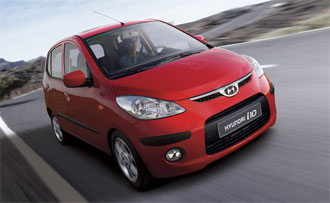 Första miljöbilen från Hyundai: i10 kommer i mars