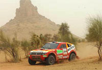 Dakar-rallyt körs i Sydamerika
