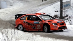 Svenska Rallyt: Dubbelt Ford - Latvala vinner före Hirvonen. Hirvonen vinner PWRC, Patrik Sandell trea.