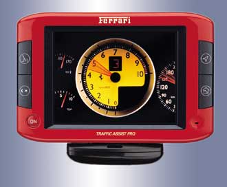 Becker-navigator i Ferrari-design