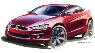 Mitsubishi visar nya Lancer Sportsedan