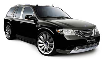 SEMA: Saab 9-7X med inbyggd bio
