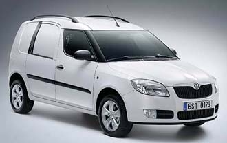 Roomster blir budbil