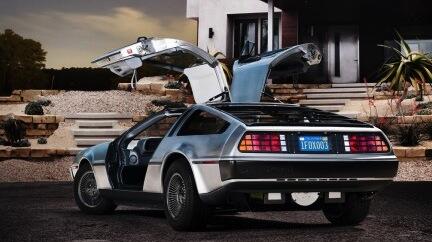 Filmklassikern DeLorean blir eldriven