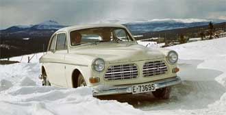 Vintrigt Volvomöte vid Polcirkeln