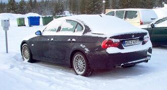 Spionbilder på BMW 3-serie med V8