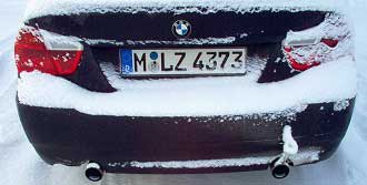 Spionbilder på BMW 3-serie med V8