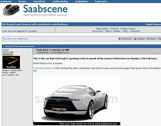 Fler bilder på Saab Aero X!