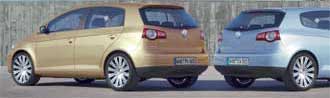 VW Golf 6: lika stor, men snyggare