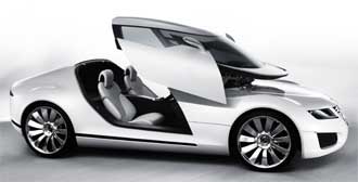 VÄRLDSNYHET: Hybrid från Saab på Stockholms Bilsalong!