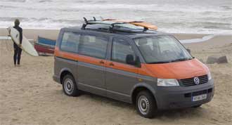 VW Multivan för beach boys