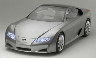Lexus utmanar Porsche med supersportbil