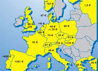 Låt bli mobilen i bilen - höjda böter ute i Europa