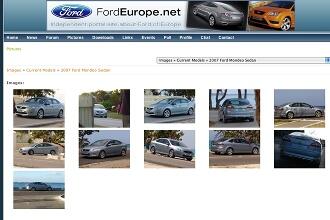 Spionbilder på Ford Mondeo sedan