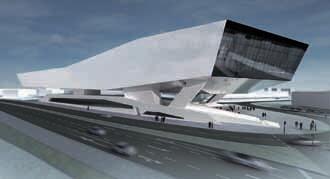 Porsches nya museum tar form.