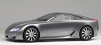 Lexus LF-A: 500 hästars attack mot Porsche & Co