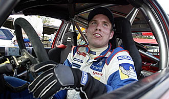 Daniel kör 307 i Svenska Rallyt