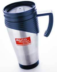 Håll kaffet varmt med en termos-mugg!