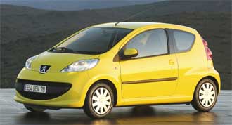 Peugeot 107 kommer till årsskiftet