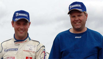 Karlsson och Flash i topp i Porsche Carrera Cup