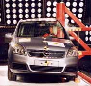 Euro NCAP: Zafira bra men inte bäst