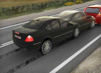 Antikrocksystemet som bromsar bilen