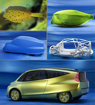 Mercedes med lådfisk som förebild